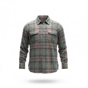 Eddie Bauer mens 2XL soft cotton long sleeve flannel shirt